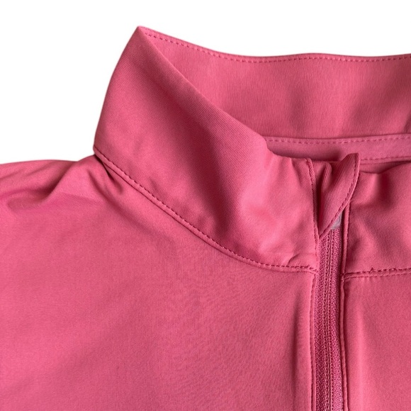 PETER MILLAR WOMEN'S SUN PROTECTION LONG SLEEVE 1/4 ZIP TOP GOLF PINK SMALL NEW - Picture 12 of 14